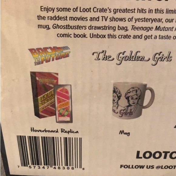 LOOTCRATE BEST OF THE 80s BOX NEW - Picture 3 of 8
